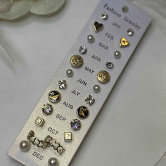 12 Pair Earrings Set