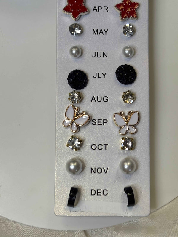 12 Pair Earrings Set