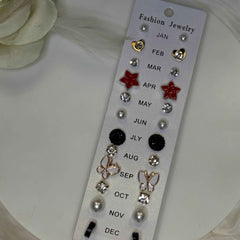 12 Pair Earrings Set