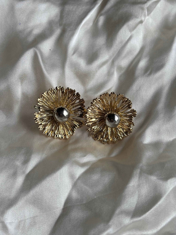 Golden Bloom Radiance Earrings