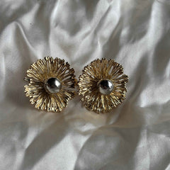 Golden Bloom Radiance Earrings