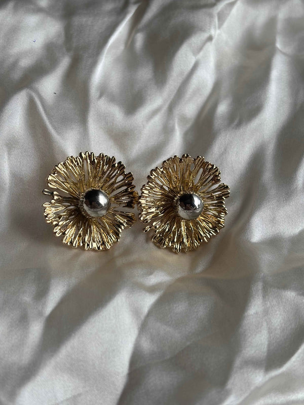 Golden Bloom Radiance Earrings