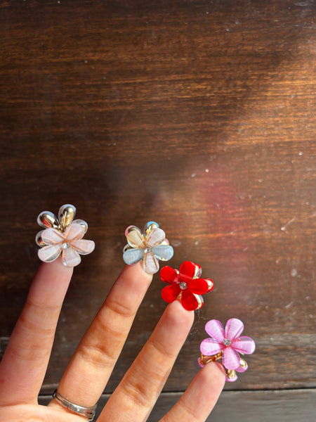 Coral Bloom 4-in-1 Hair Accessory Set
