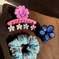 Floral Grace 4-in-1 Hair Accessory Set