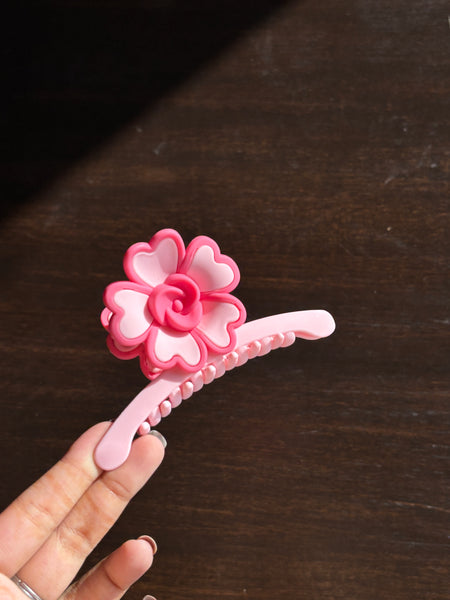 Coral Bloom 4-in-1 Hair Accessory Set