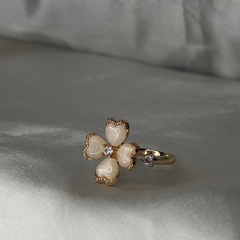Ivory Blossom Spinner Ring
