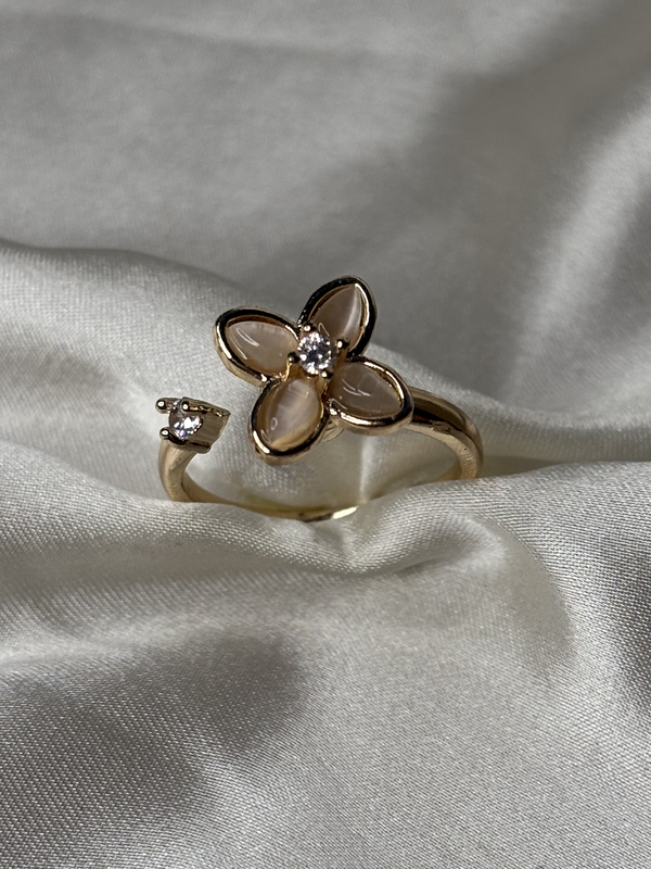 Petite Bloom Spinner Ring
