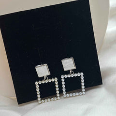 Pearl Frame Earrings