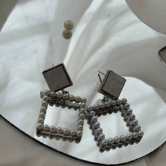 Pearl Frame Earrings