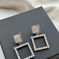 Pearl Frame Earrings