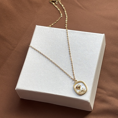 Rose Vintage Gold Plated Pendant - Kridha