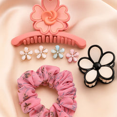 Blossom Charm 4-in-1 Hair Accessory Set