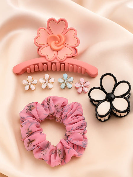Blossom Charm 4-in-1 Hair Accessory Set