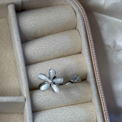 Flower Petal Spinner Ring