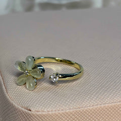 Flower Petal Spinner Ring