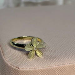 Flower Petal Spinner Ring