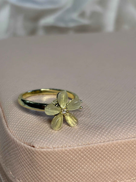 Flower Petal Spinner Ring