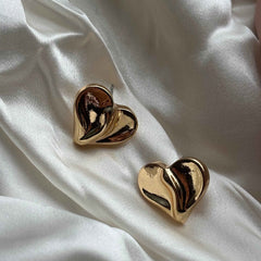 Heart Stud Earrings