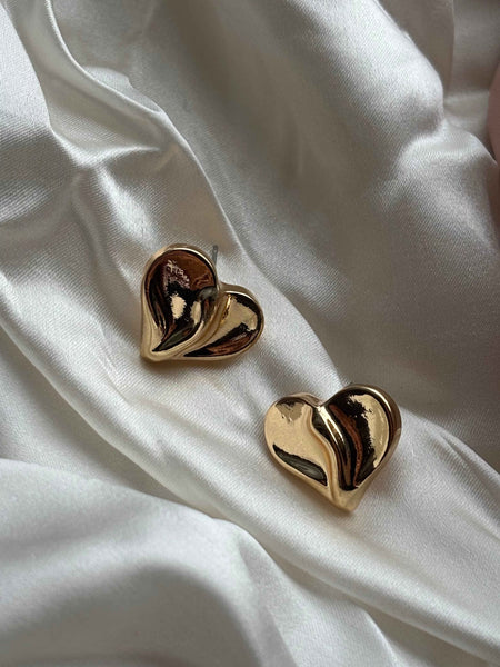 Heart Stud Earrings
