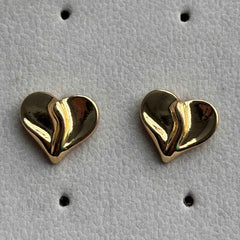 Heart Stud Earrings