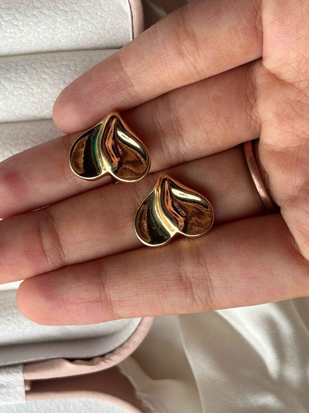 Heart Stud Earrings