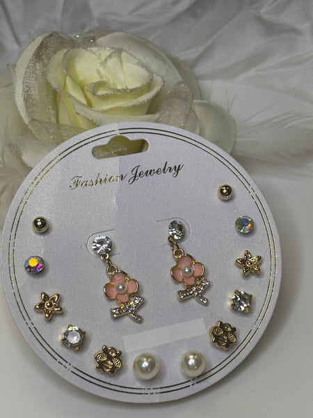 Tulip Stars Earring Set