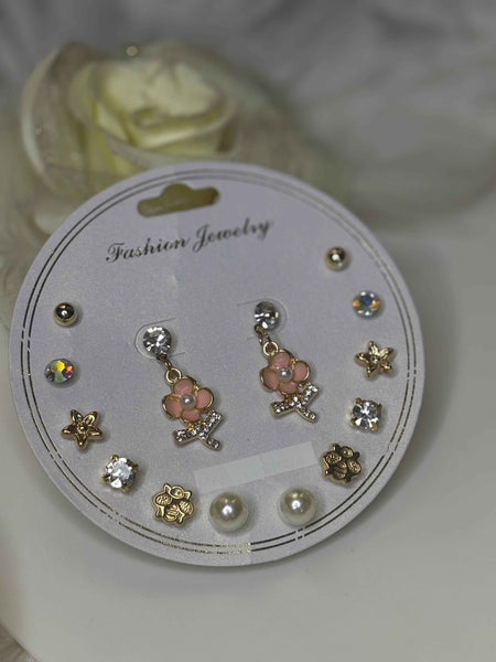 Tulip Stars Earring Set