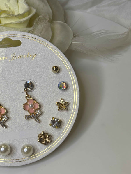 Tulip Stars Earring Set