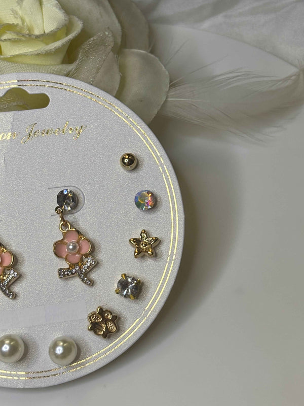 Tulip Stars Earring Set