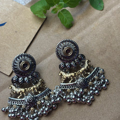 Ashva Ghungroo Jhumkas