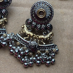 Ashva Ghungroo Jhumkas