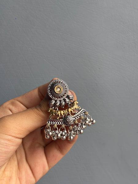 Ashva Ghungroo Jhumkas