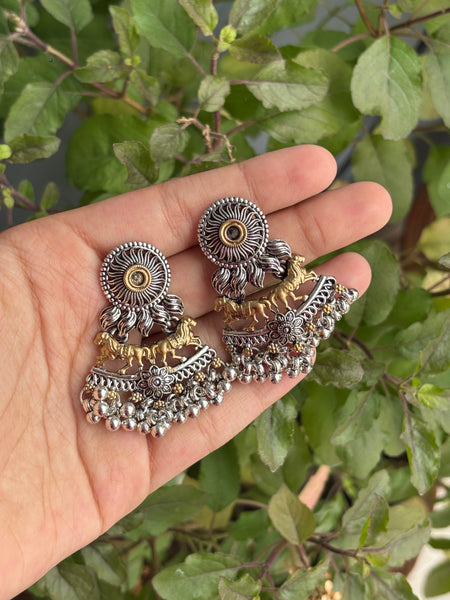 Ashva Ghungroo Jhumkas