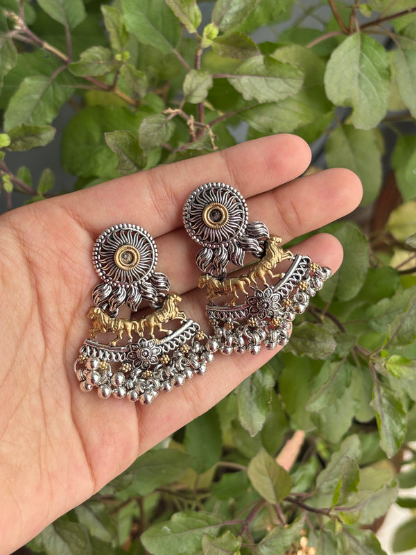 Ashva Ghungroo Jhumkas
