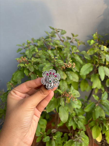 Aurora Peacock Ring