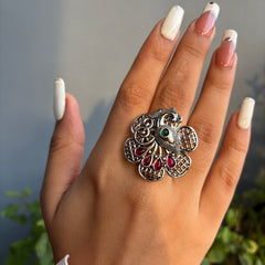 Aurora Peacock Ring