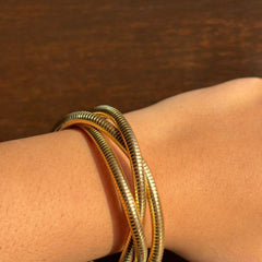 Classic Gold Snake Chain Bracelet