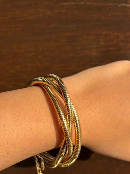 Classic Gold Snake Chain Bracelet