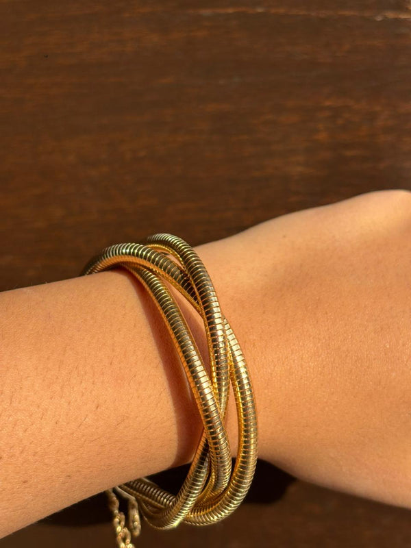 Classic Gold Snake Chain Bracelet