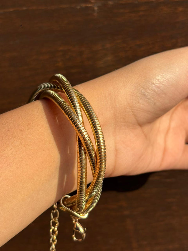 Classic Gold Snake Chain Bracelet