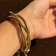 Classic Gold Snake Chain Bracelet