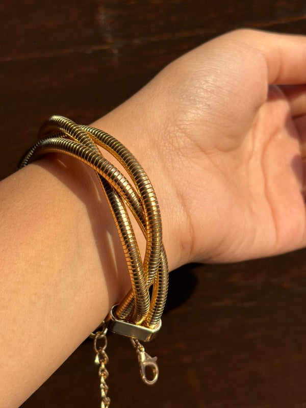 Classic Gold Snake Chain Bracelet