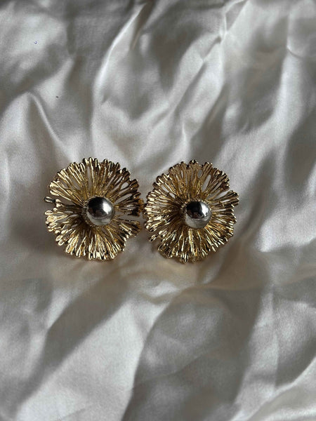Golden Bloom Radiance Earrings