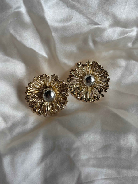 Golden Bloom Radiance Earrings