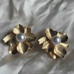 Golden Flora Studs