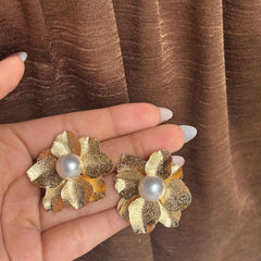Golden Flora Studs