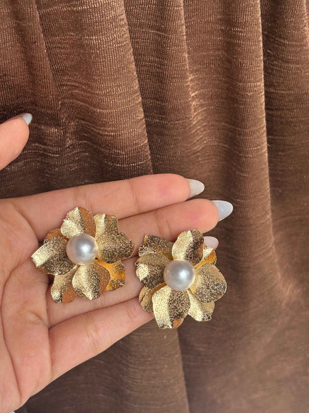 Golden Flora Studs
