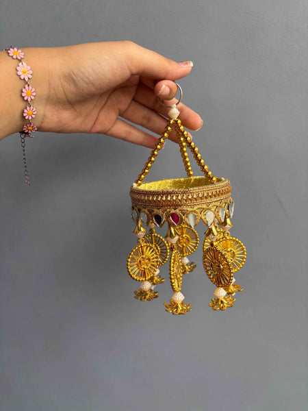 Golden Jhumar Hanging