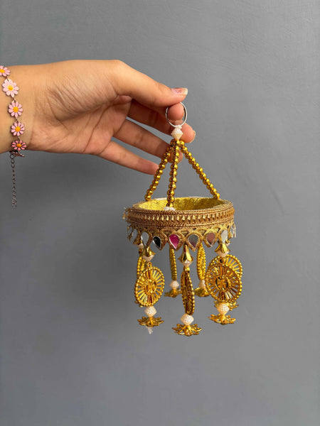 Golden Jhumar Hanging