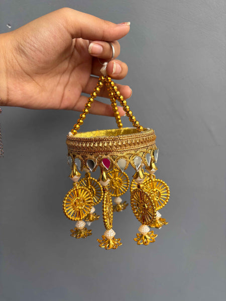 Golden Jhumar Hanging